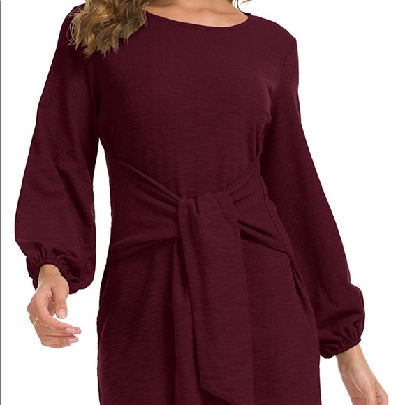 Dresses & Skirts - Long Sleeve Tie Waist Dress
